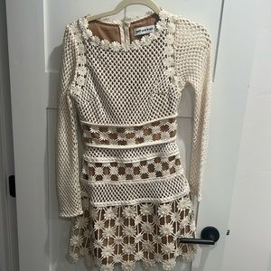 Self portrait eyelet dress